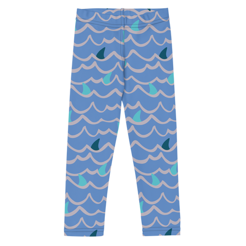 Waves and Fins Kid's Leggings