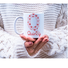 Load image into Gallery viewer, Heart Monogram Mug