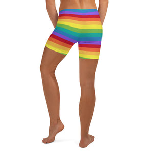 Rainbow Biker Shorts