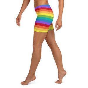 Rainbow Biker Shorts