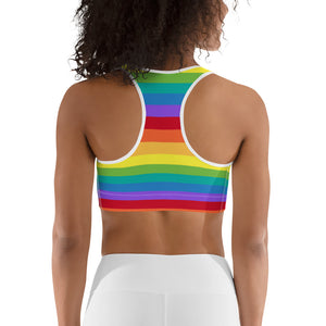 Rainbow Sports bra