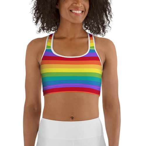 Rainbow Sports bra