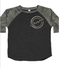 Load image into Gallery viewer, My Personal Circle Camo Raglan