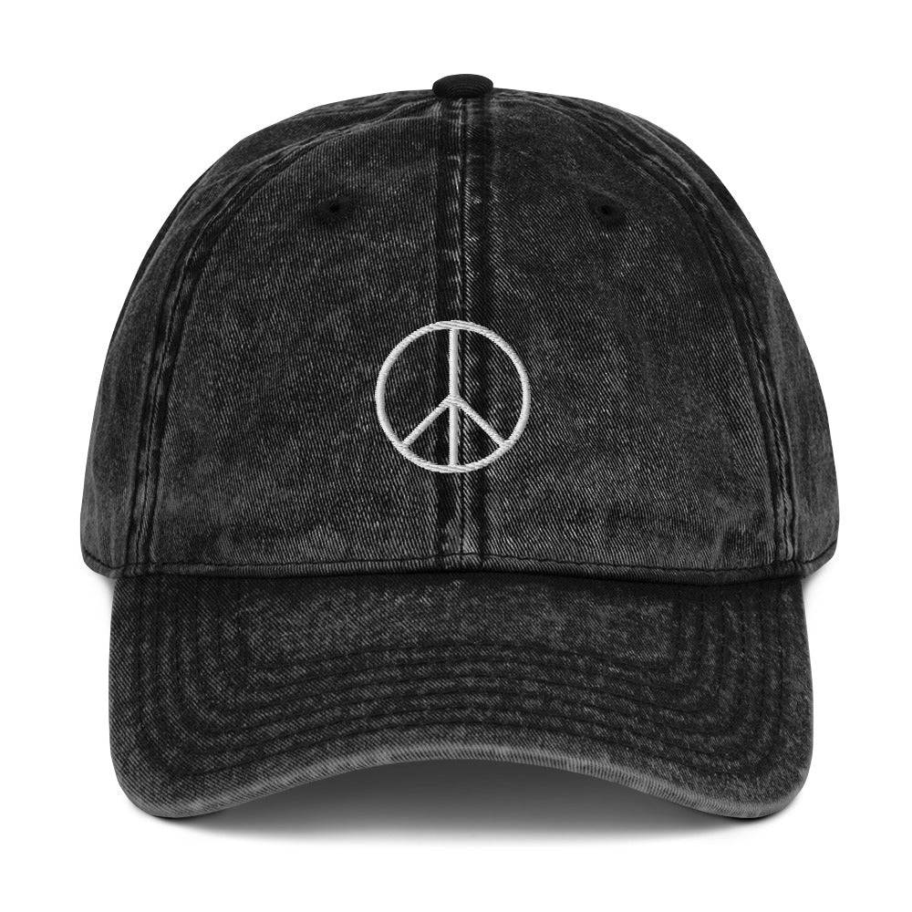 Peace Vintage Hat