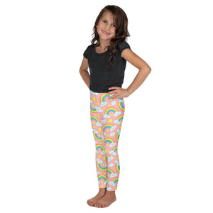 Peach Rainbow Leggings