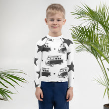 Load image into Gallery viewer, Surfer Stars life Kids Rash Guard