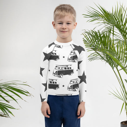 Surfer Stars life Kids Rash Guard