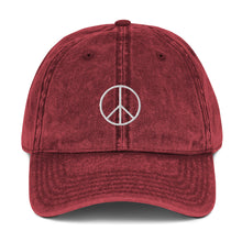 Load image into Gallery viewer, Peace Vintage Hat