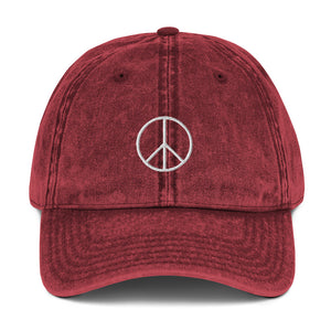 Peace Vintage Hat