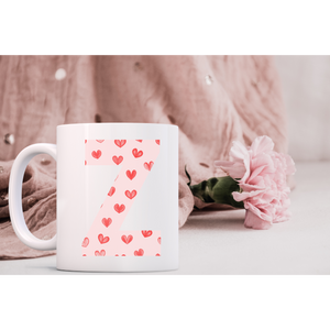 Heart Monogram Mug